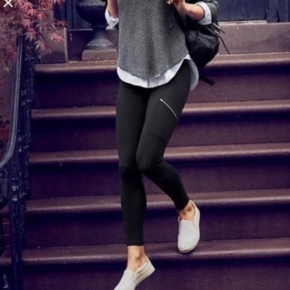 Athleta Pants - Athleta High Rise Metro Zipper Tight